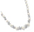 Luxurious Pearl and CZ Bridal Necklace