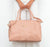 Personalized Faux Leather Weekender Bag - Pink