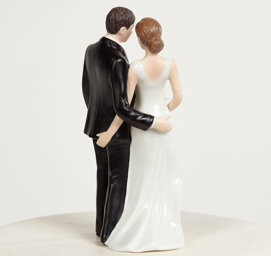 Sexy Tender Touch Bride & Groom Cake Topper