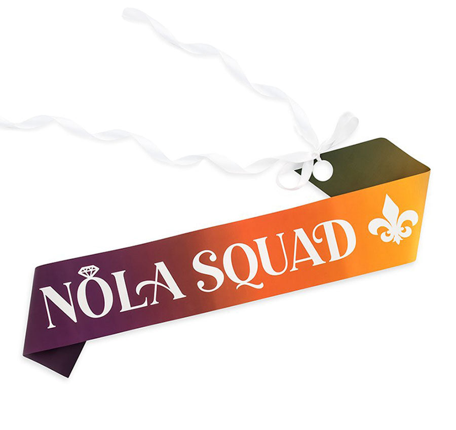 NOLA Squad Paper Sash