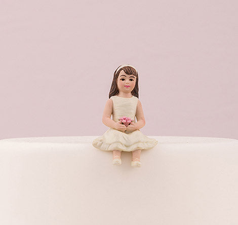 Toddler Girl Cake Top Figurine