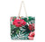 Personalized Bridesmaid Tote Bag - Hibiscus (XL)