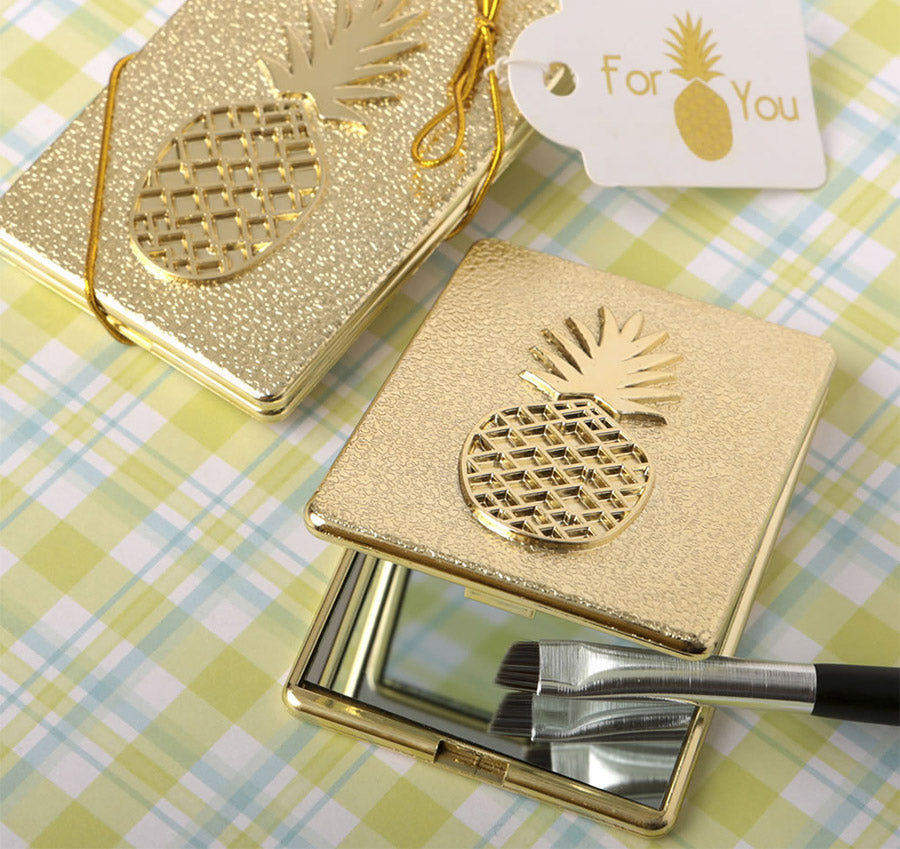 Pineapple Compact Mirror Favor