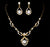 Rhinestone Necklace & Earring Bridal Jewelry Set
