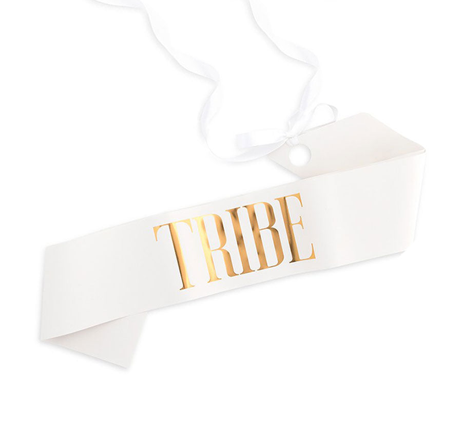 Gold Metallic Tribe Paper Sash