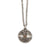 Filigree Vine Orb Antique Silver Locket Necklace