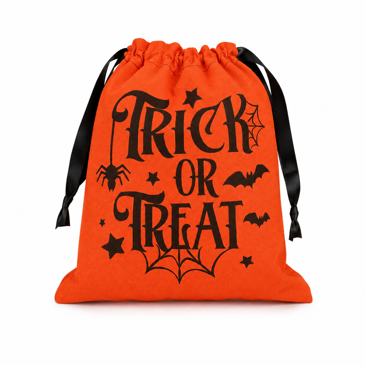 Trick-Or-Treat Orange Canvas Bag