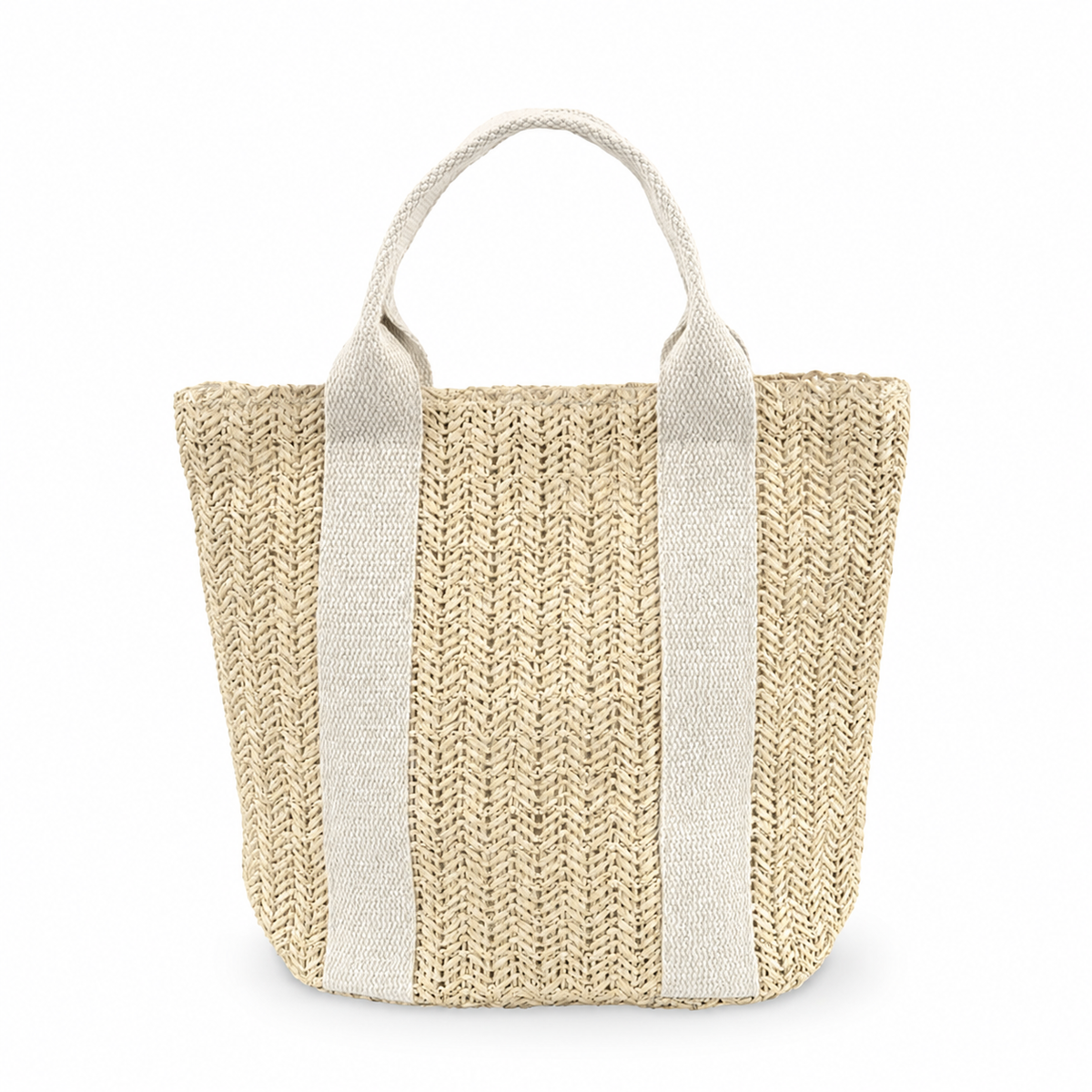 Personalized Woven Straw Tote Bag