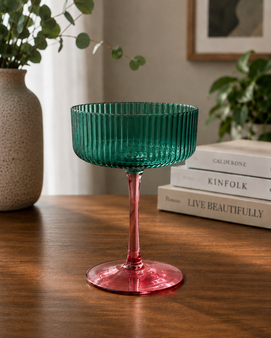 Coupe Glass - Single &amp; Two-toned