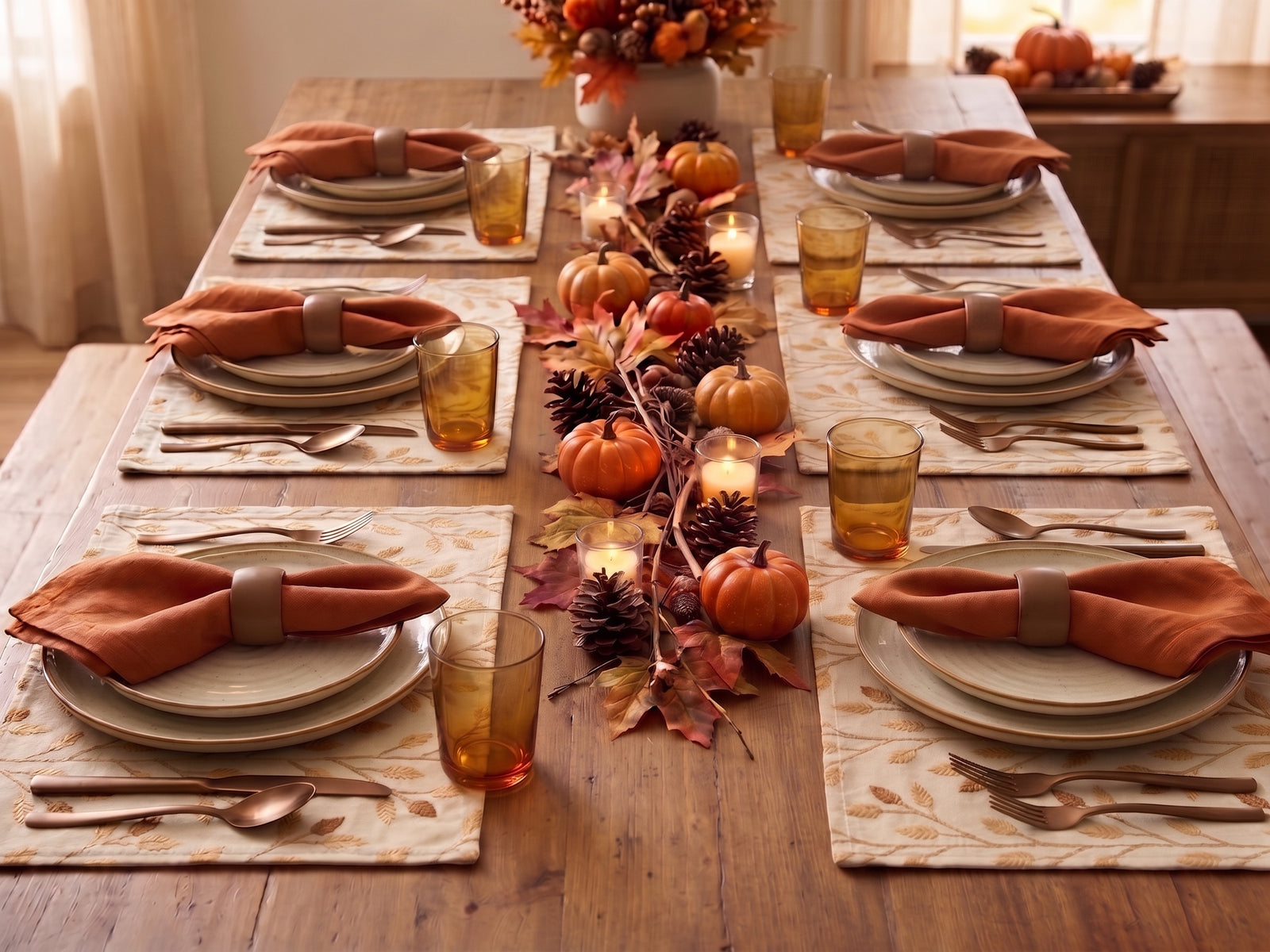 Fall Leaf Placemat - Set of 6