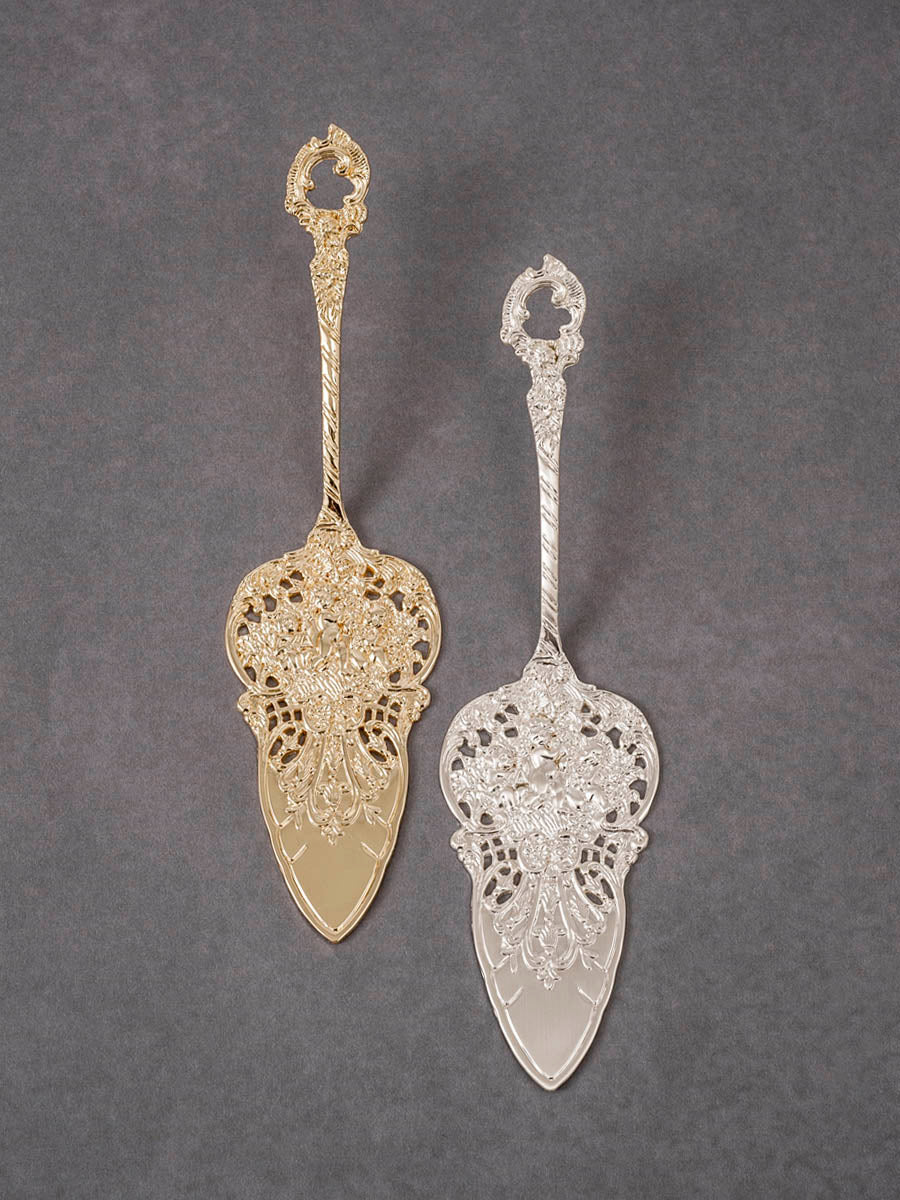 Ornate Petite Server - Gold