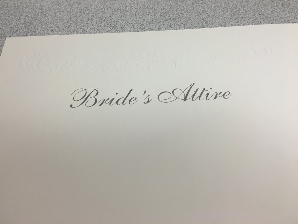 Personalized Satin Wedding Memory Book with Blue Bow &amp; Embroidered Monogram