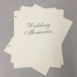 Personalized Satin Wedding Memory Book with Blue Bow &amp; Embroidered Monogram