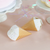 Uniquely Shaped Paper Wedding Favor Boxes - Ice Cream Cone - Set Of 10