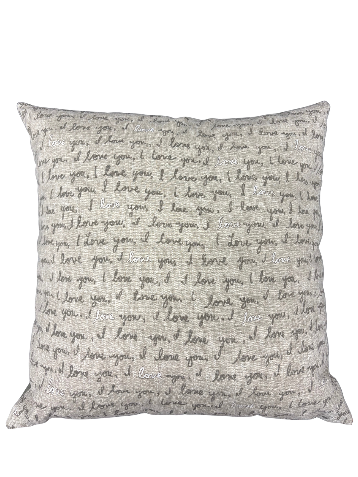 “I Love You” Throw Pillow