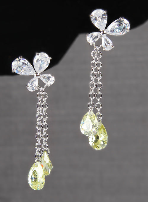 Flower Drop Earrings