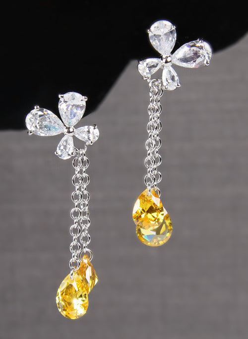 Flower Drop Earrings
