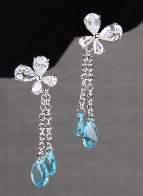 Flower Drop Earrings