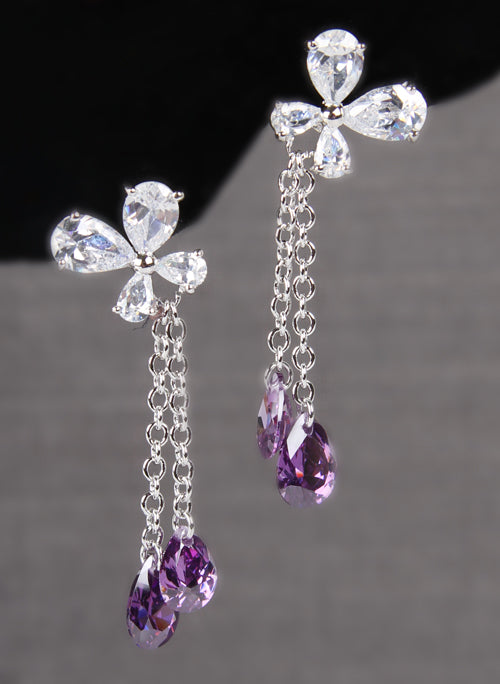 Flower Drop Earrings