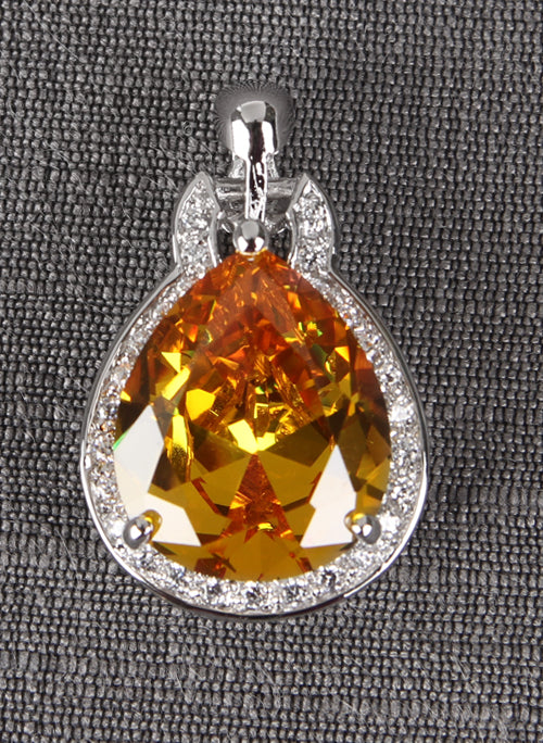 Rhinestone Encrusted Pendant