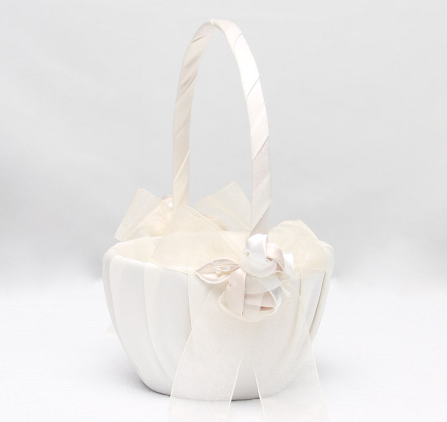 Amour Flower Girl Basket