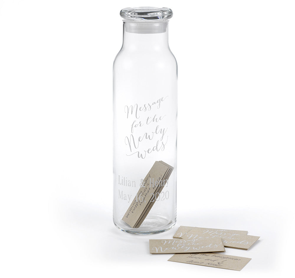 Message in a Bottle Wedding Wishes Set