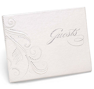Swirl Dots Guest Book