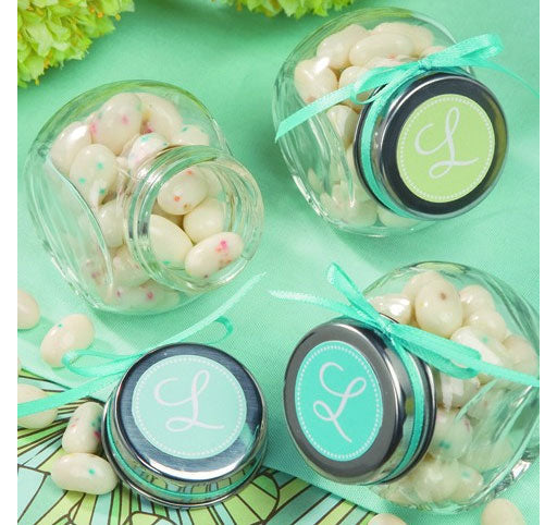 Mini Glass Favor Candy Jar (Set of 9)