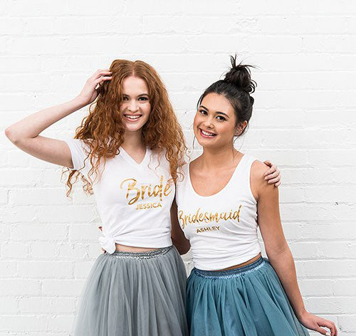 Personalized Bridesmaid Tank Top