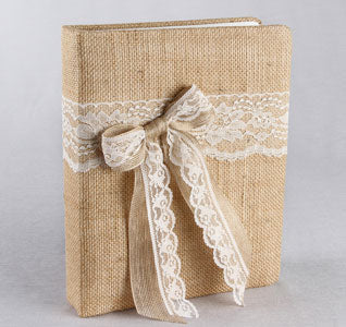 Country Romance Wedding Memory Book