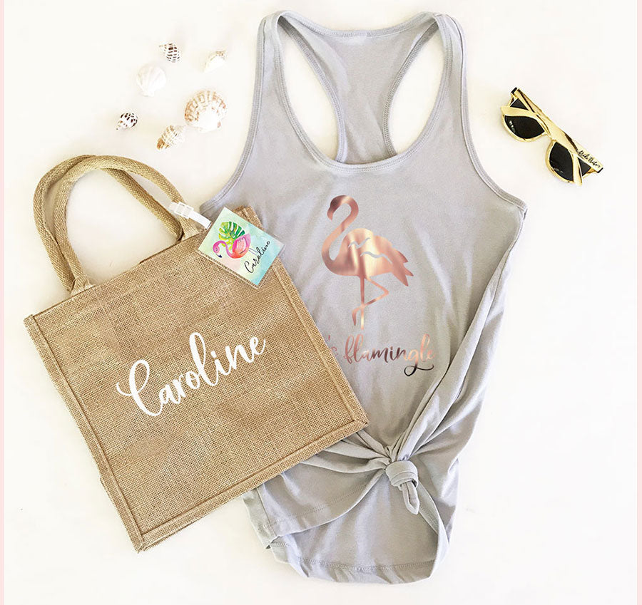 Tropical Bridesmaid Tank Top