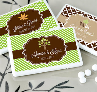 Personalized Fall Mini Mint Favors