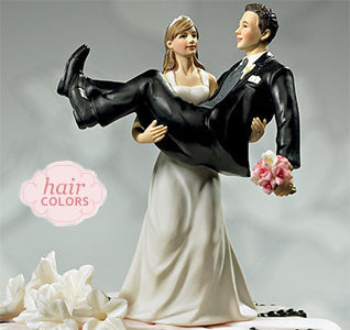 To Have and to Hold Bride &amp; Groom Cake Topper