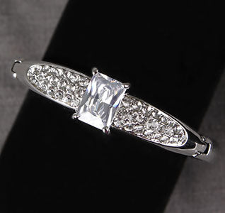 Rectangle Stone Wedding Bangle