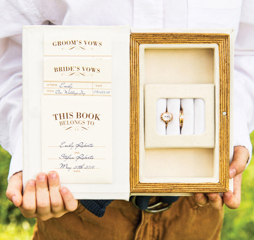 A Promise Made Wedding Ring &amp; Vow Box