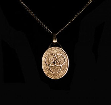 Gold Over Pewter Family Medallion