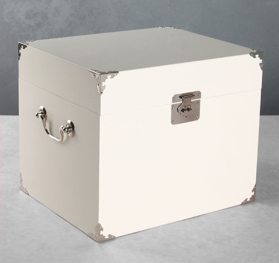 Painted Wooden Card Box