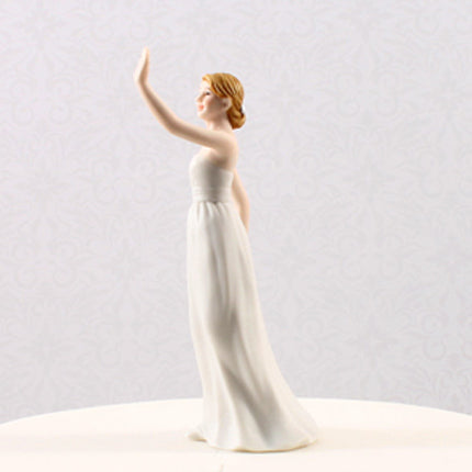 High Five Bride Figurine