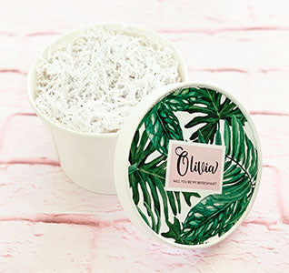 Tropical Personalized Bridesmaid Gift Box