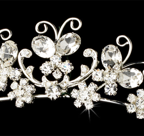 Swarovski Crystal Butterfly Wedding Bridal Tiara