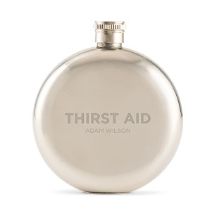 Thirst Aid Groomsmen Flask