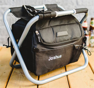 Personalized Cooler Chair - Black