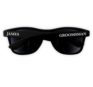Bridal Party Sunglasses - Black