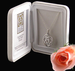 Sterling Silver Filigree Family Medallion Pendant