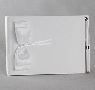 Sequin Flower Guest Book &amp; Pen Set