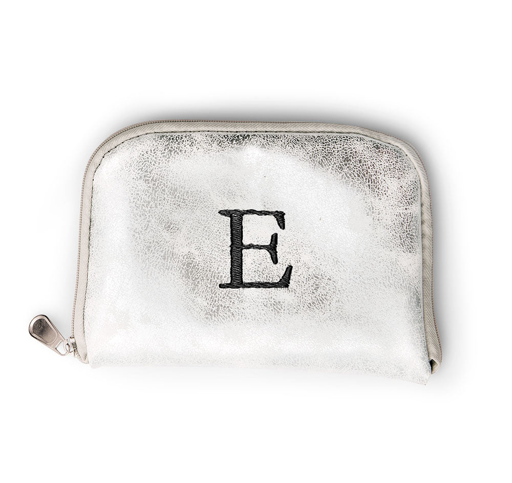 Wedding Ballet Flats &amp; Custom Carrying Case - Silver