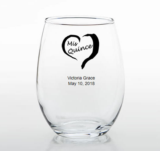 Mis Quince Personalized Glasses