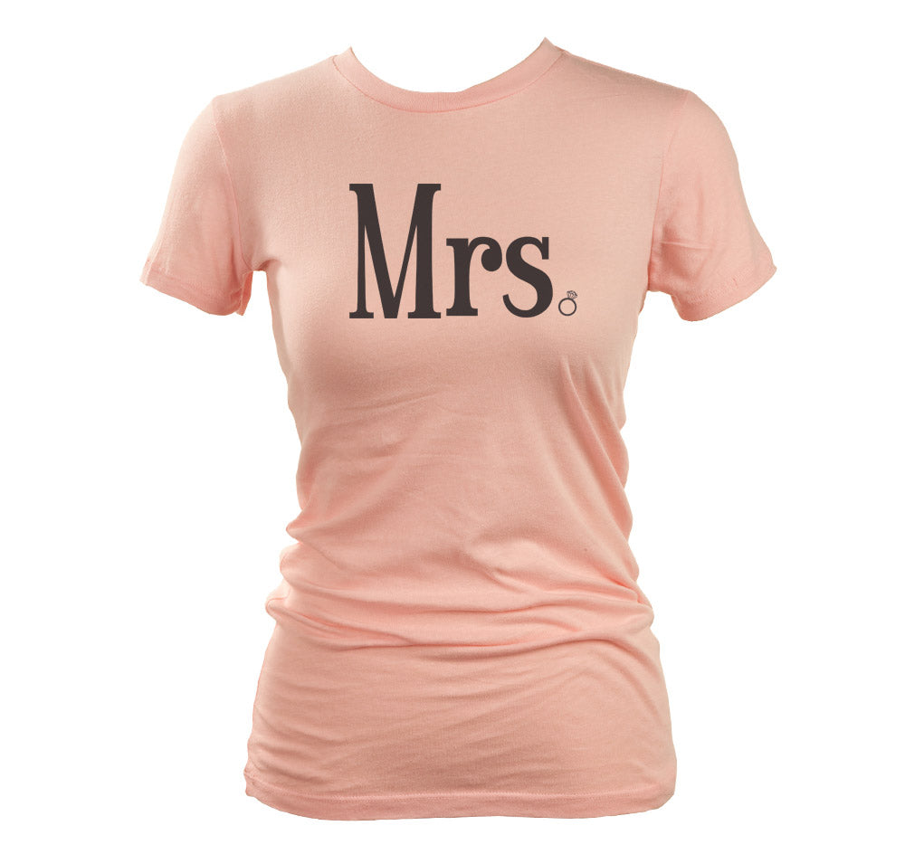 Mrs. Diamond Ring Fitted Tee