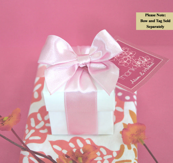 Mini Cube Boxes - White (set of 12)