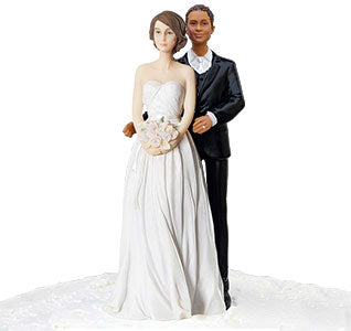 Stylish Contemporary African American Groom with Brown Hair